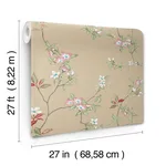 Ronald Redding April Blossom - Sand Wallpaper | Buy Online Ronald Redding April Blossom wallpaper, color Sand, SKU ZA8073