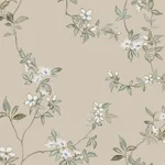 Ronald Redding April Blossom - Taupe Wallpaper | Buy Online Ronald Redding April Blossom wallpaper, color Taupe, SKU ZA8075