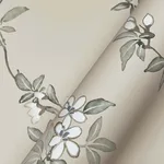 Ronald Redding April Blossom - Taupe Wallpaper | Buy Online Ronald Redding April Blossom wallpaper, color Taupe, SKU ZA8075