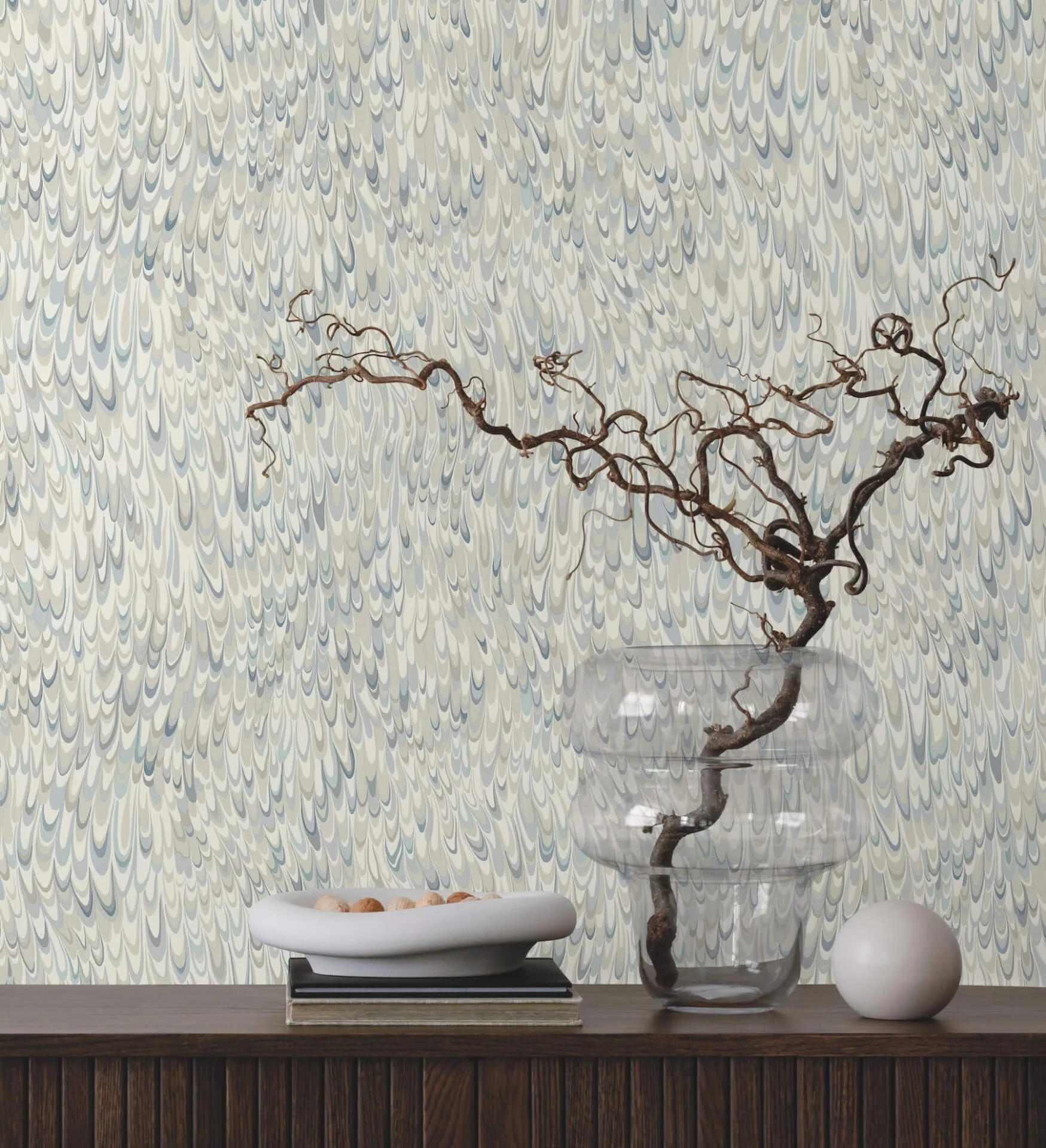 Ronald Redding Aslan - Blue Wallpaper | Buy Online Ronald Redding Aslan wallpaper, color Blue, SKU GT4584