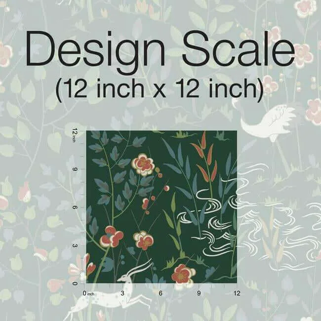 Ronald Redding Aspen - Dark Green Wallpaper | Buy Online Ronald Redding Aspen wallpaper, color Dark Green, SKU HO2126
