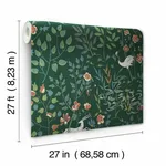 Ronald Redding Aspen - Dark Green Wallpaper | Buy Online Ronald Redding Aspen wallpaper, color Dark Green, SKU HO2126