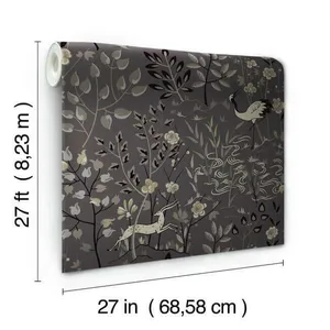 Ronald Redding Aspen wallpaper, color Grey, SKU LL4785
