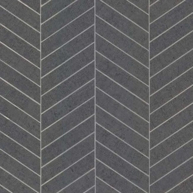 Ronald Redding Atelier Herringbone wallpaper, color Dark Grey, SKU HO2107