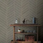 Ronald Redding Atelier Herringbone - Grey Wallpaper | Buy Online Ronald Redding Atelier Herringbone wallpaper, color Grey, SKU HO2110