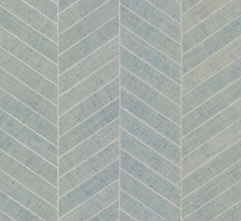 Ronald Redding Atelier Herringbone wallpaper, color Lagoon, SKU HO2106GV