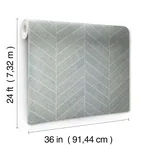 Ronald Redding Atelier Herringbone - Lagoon Wallpaper | Buy Online Ronald Redding Atelier Herringbone wallpaper, color Lagoon, SKU HO2106GV