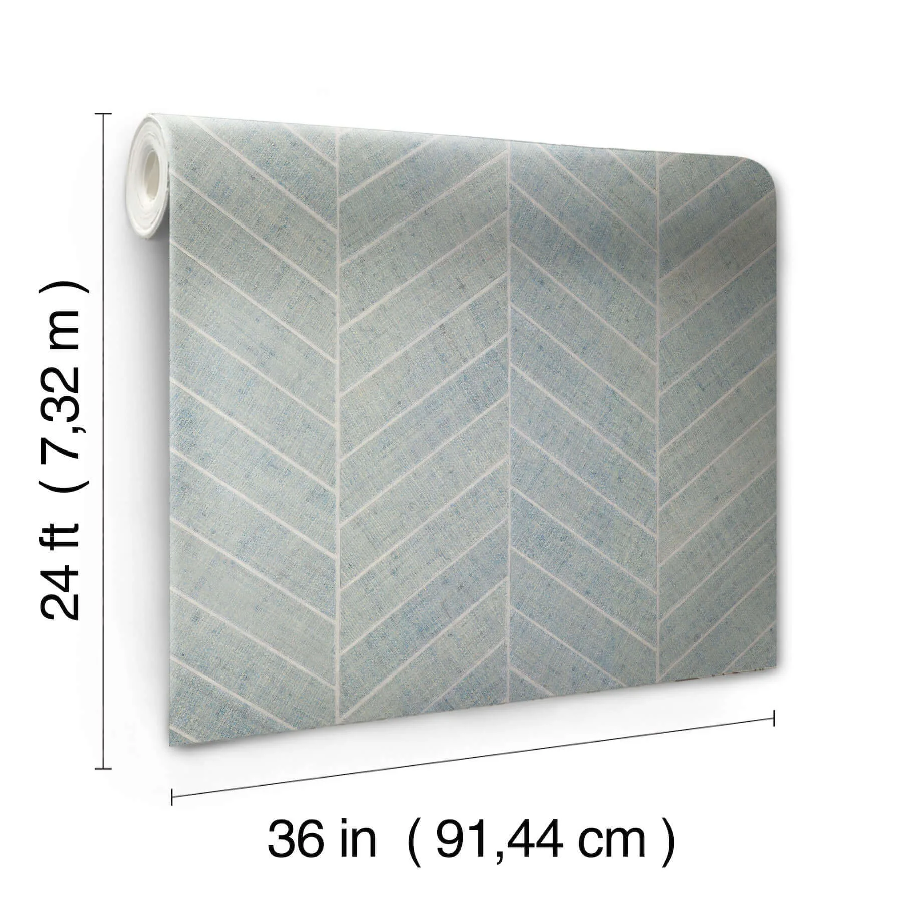 Ronald Redding Atelier Herringbone - Lagoon Wallpaper | Buy Online Ronald Redding Atelier Herringbone wallpaper, color Lagoon, SKU HO2106GV
