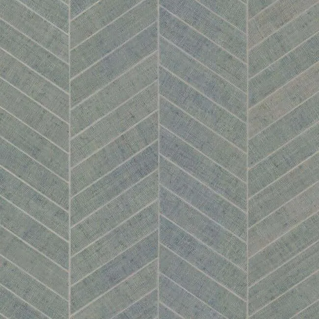 Ronald Redding Atelier Herringbone wallpaper, color Light Grey, SKU HO2106
