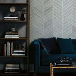 Ronald Redding Atelier Herringbone - Light Grey Wallpaper | Buy Online Ronald Redding Atelier Herringbone wallpaper, color Light Grey, SKU HO2106