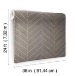 Ronald Redding Atelier Herringbone - Natural Grey Wallpaper | Buy Online Ronald Redding Atelier Herringbone wallpaper, color Natural Grey, SKU HO2110GV