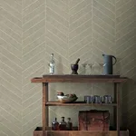 Ronald Redding Atelier Herringbone - Off White Wallpaper | Buy Online Ronald Redding Atelier Herringbone wallpaper, color Off White, SKU HO2109