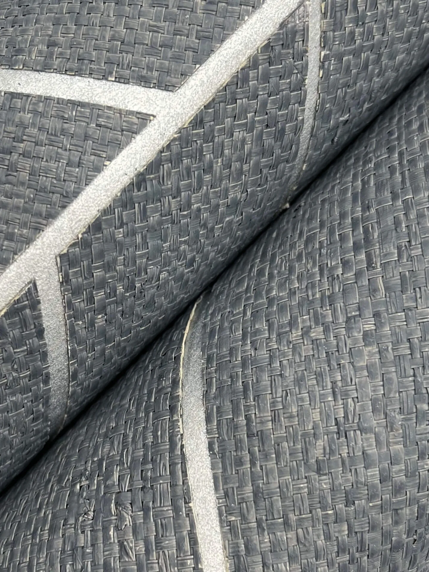 Ronald Redding Atelier Herringbone wallpaper, color Steel Blue, SKU HO2107GV