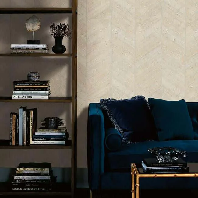 Ronald Redding Atelier Herringbone - White Wallpaper | Buy Online Ronald Redding Atelier Herringbone wallpaper, color White, SKU HO2108