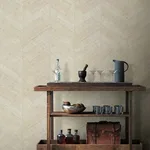 Ronald Redding Atelier Herringbone - White Wallpaper | Buy Online Ronald Redding Atelier Herringbone wallpaper, color White, SKU HO2108