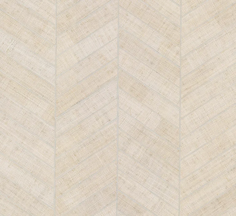 Ronald Redding Atelier Herringbone wallpaper, color White, SKU HO2108GV
