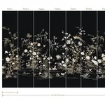 Ronald Redding Flowering Vine Chino - Black Wallpaper | Buy Online Ronald Redding Flowering Vine Chino wallpaper, color Black, SKU KT2264M