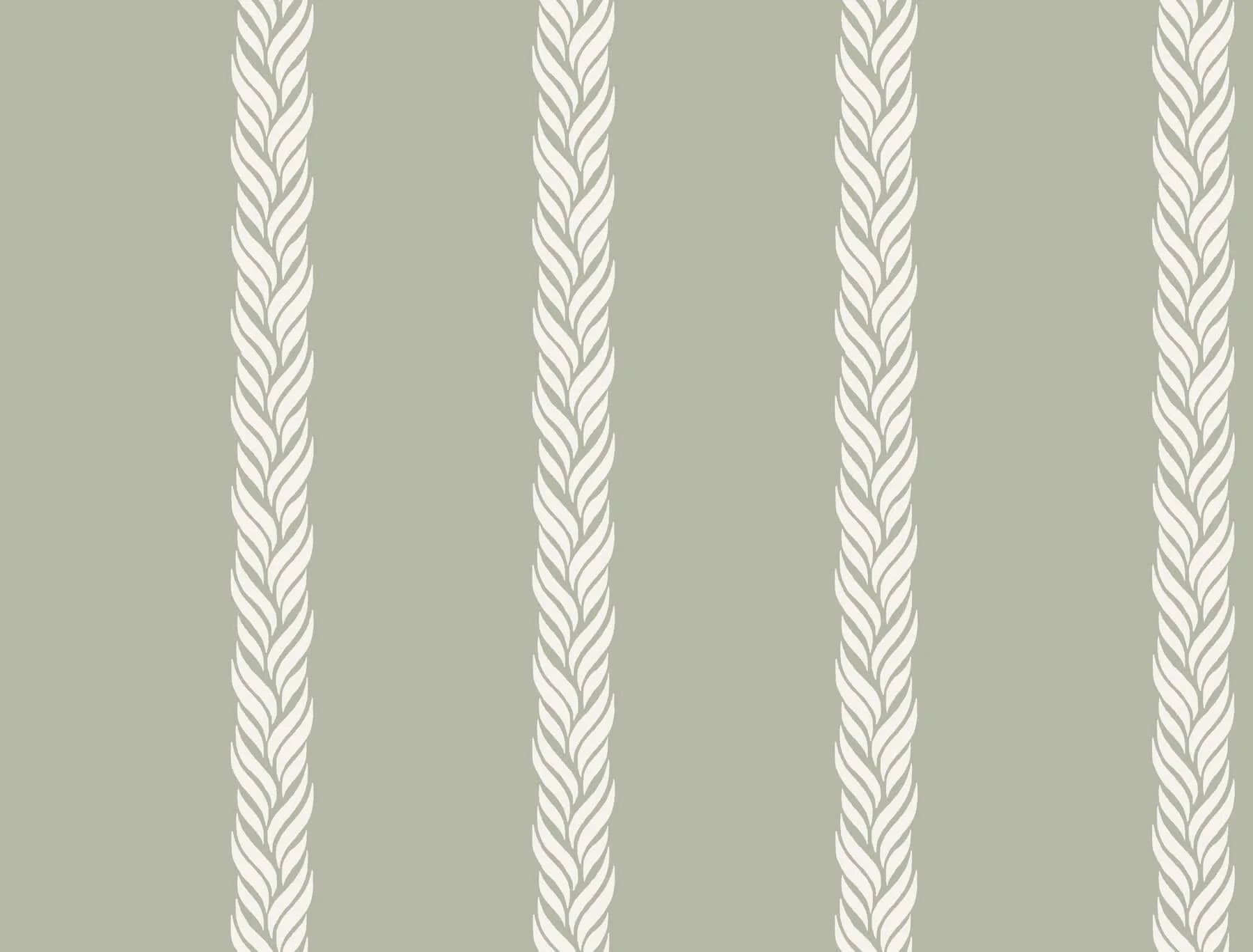 Ronald Redding Braided Stripe wallpaper, color Green, SKU GT4541