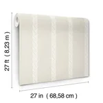 Ronald Redding Braided Stripe - Tan Wallpaper | Buy Online Ronald Redding Braided Stripe wallpaper, color Tan, SKU GT4545