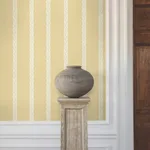 Ronald Redding Braided Stripe - Yellow Wallpaper | Buy Online Ronald Redding Braided Stripe wallpaper, color Yellow, SKU GT4543