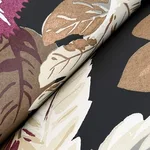 Ronald Redding Briarwood wallpaper, color Black, SKU GT4521