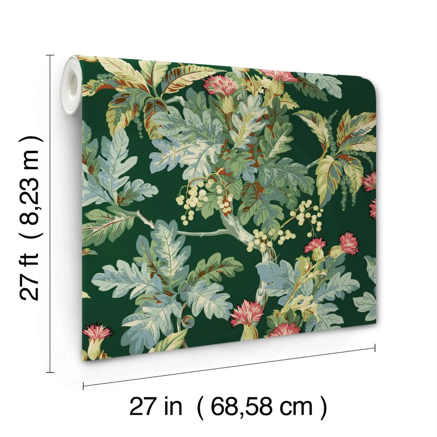 Ronald Redding Briarwood - Green Wallpaper | Buy Online Ronald Redding Briarwood wallpaper, color Green, SKU GT4525