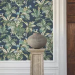 Ronald Redding Briarwood - Navy Wallpaper | Buy Online Ronald Redding Briarwood wallpaper, color Navy, SKU GT4523