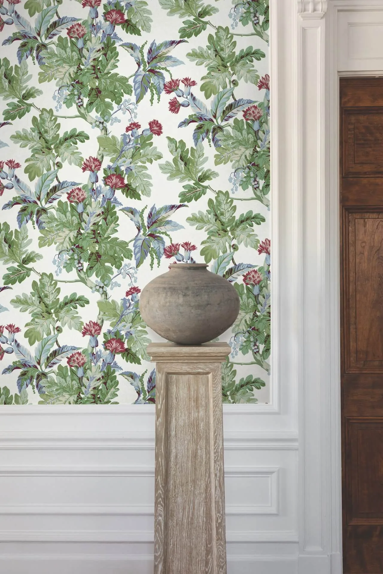 Ronald Redding Briarwood - White Wallpaper | Buy Online Ronald Redding Briarwood wallpaper, color White, SKU GT4524