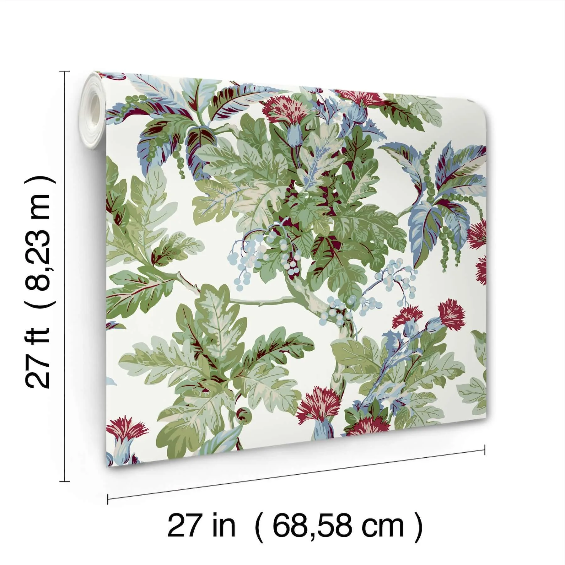 Ronald Redding Briarwood - White Wallpaper | Buy Online Ronald Redding Briarwood wallpaper, color White, SKU GT4524