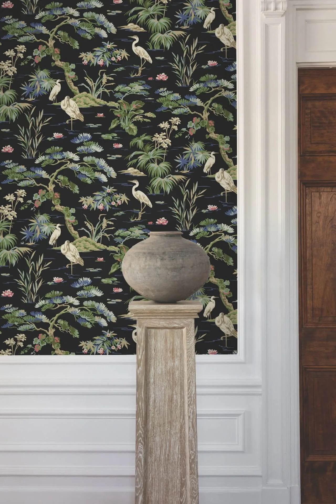 Ronald Redding Bridgewater - Black Wallpaper | Buy Online Ronald Redding Bridgewater wallpaper, color Black, SKU GT4535