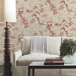 Ronald Redding Bridgewater wallpaper, color Coral, SKU GT4532