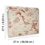 Ronald Redding Bridgewater wallpaper, color Coral, SKU GT4532