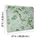 Ronald Redding Bridgewater - Mint Wallpaper | Buy Online Ronald Redding Bridgewater wallpaper, color Mint, SKU GT4534