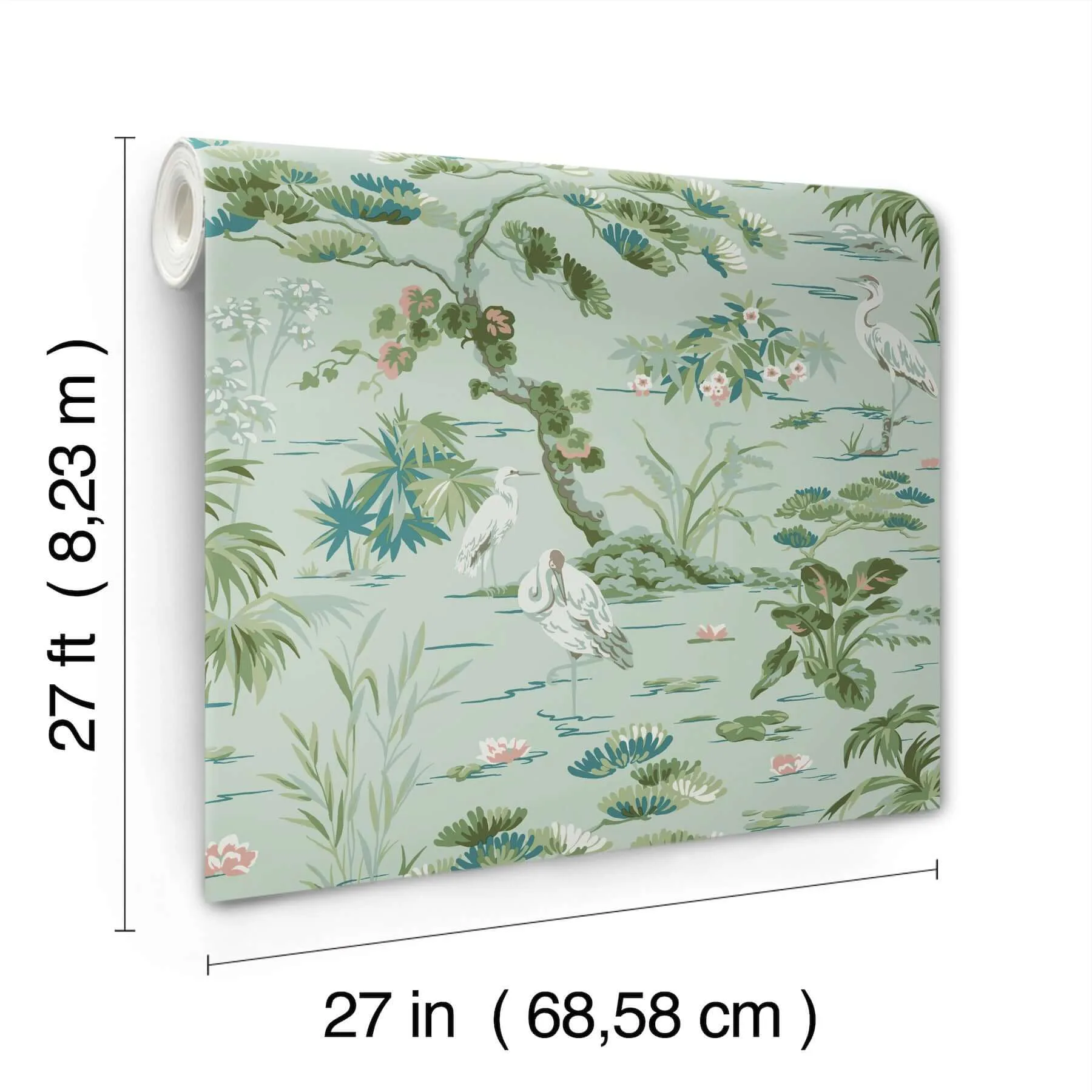 Ronald Redding Bridgewater - Mint Wallpaper | Buy Online Ronald Redding Bridgewater wallpaper, color Mint, SKU GT4534