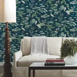 Ronald Redding Bridgewater - Navy Wallpaper | Buy Online Ronald Redding Bridgewater wallpaper, color Navy, SKU GT4531