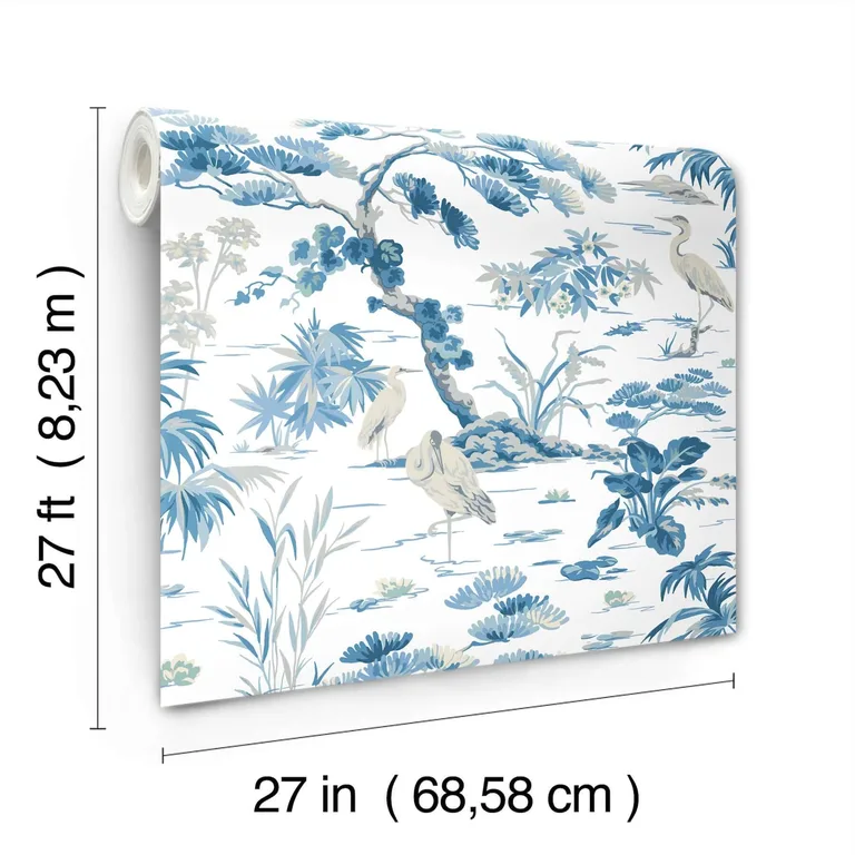 Ronald Redding Bridgewater wallpaper, color White, SKU GT4533