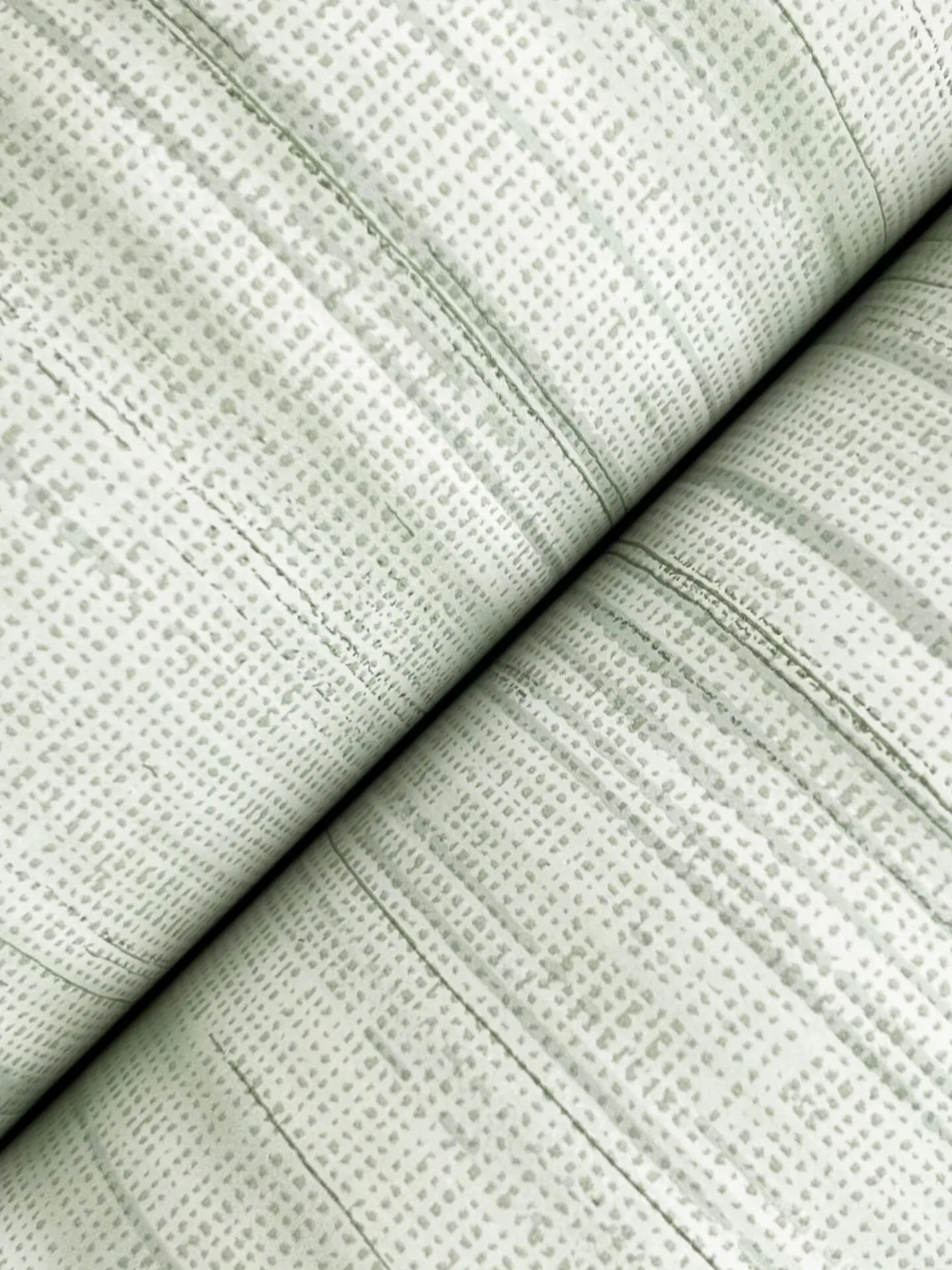 Ronald Redding Brushed Linen wallpaper, color Green, SKU GT4561