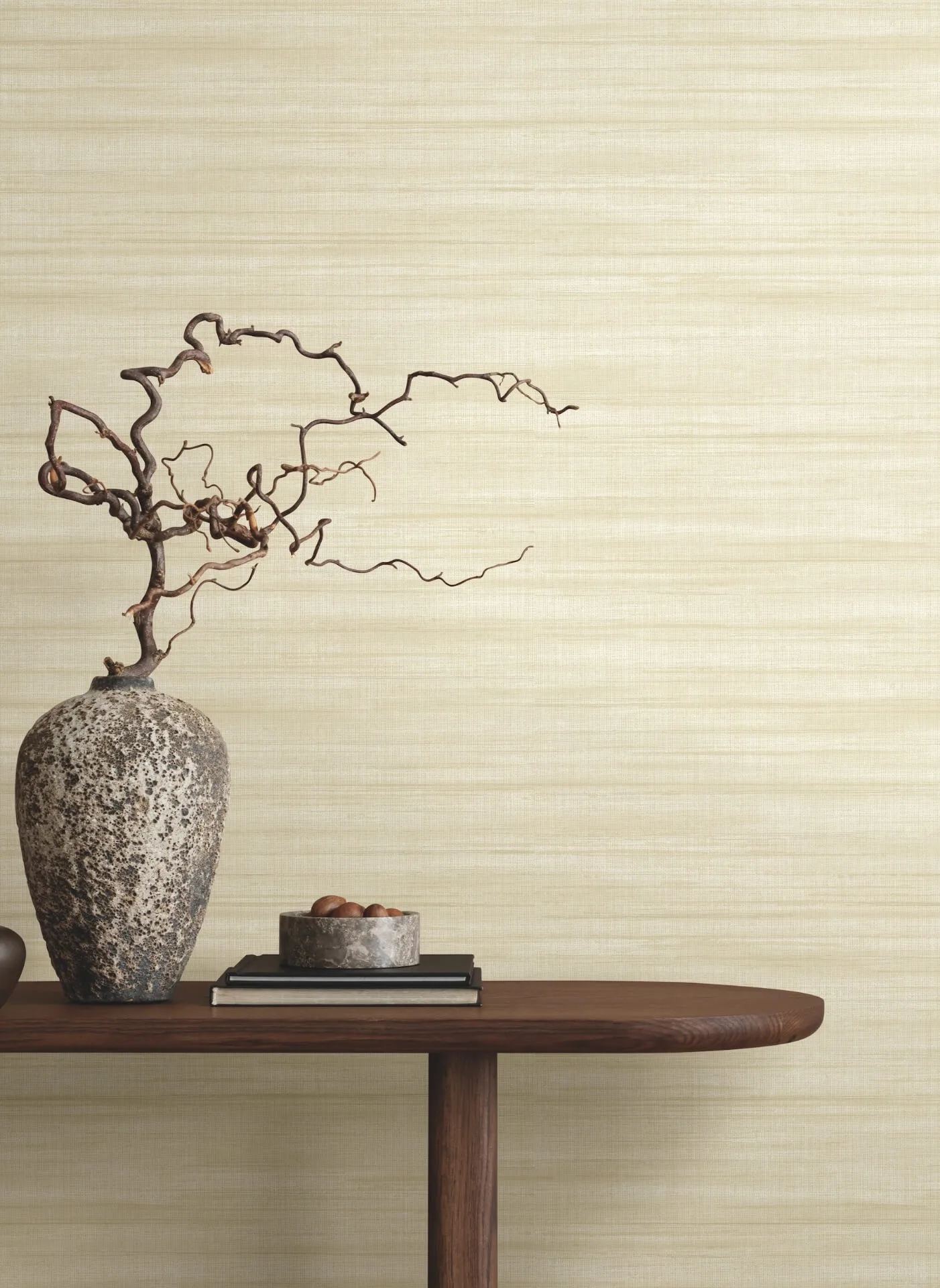 Ronald Redding Brushed Linen - Ivory Wallpaper | Buy Online Ronald Redding Brushed Linen wallpaper, color Ivory, SKU GT4562