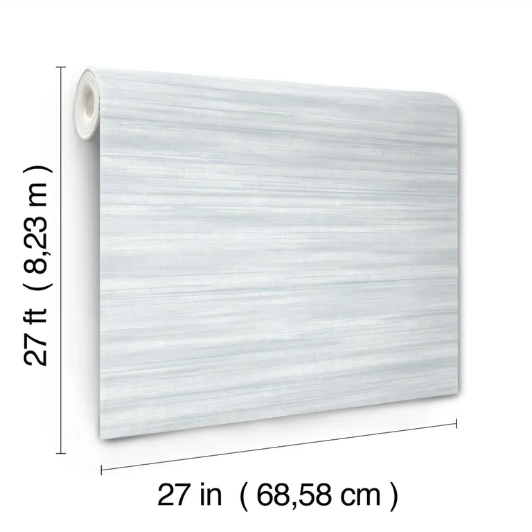 Ronald Redding Brushed Linen wallpaper, color Light Blue, SKU GT4564