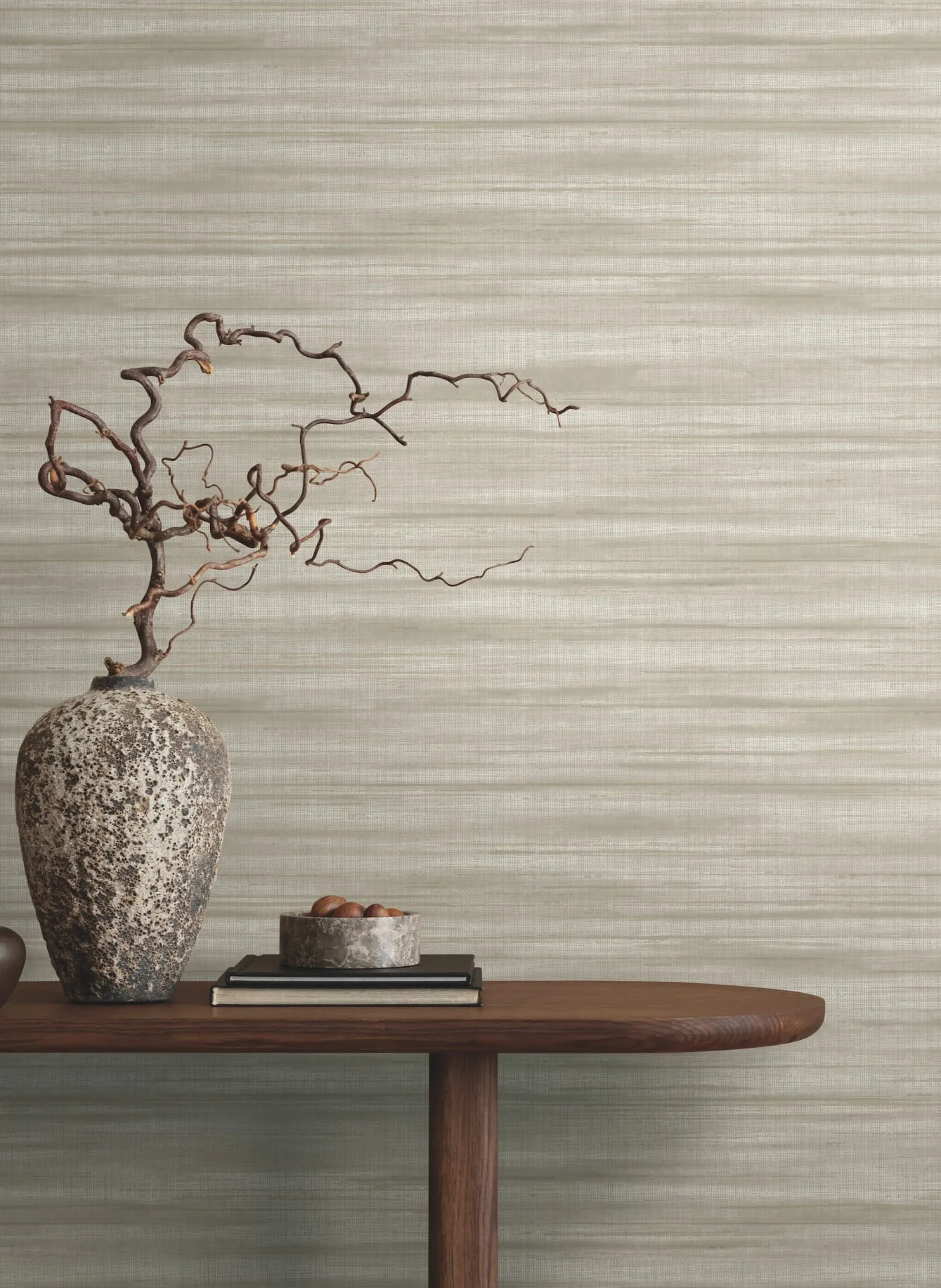Ronald Redding Brushed Linen - Taupe Wallpaper | Buy Online Ronald Redding Brushed Linen wallpaper, color Taupe, SKU GT4566