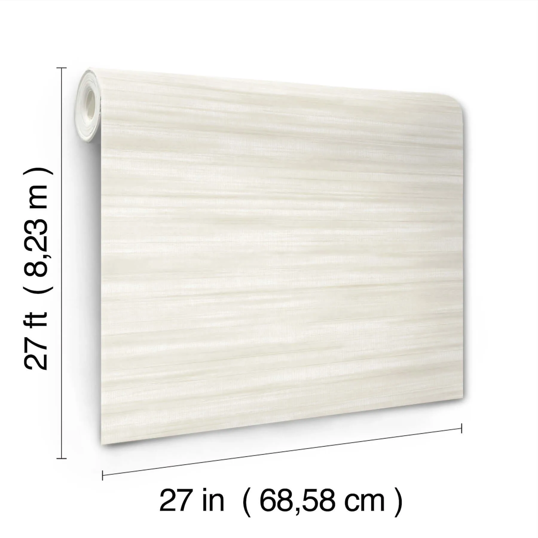 Ronald Redding Brushed Linen - White Wallpaper | Buy Online Ronald Redding Brushed Linen wallpaper, color White, SKU GT4563