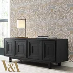 Ronald Redding Butterfly Garden - White Wallpaper | Buy Online Ronald Redding Butterfly Garden wallpaper, color White, SKU AC9163