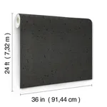 Ronald Redding Caldera Cork wallpaper, color Dark Grey, SKU GRL88368