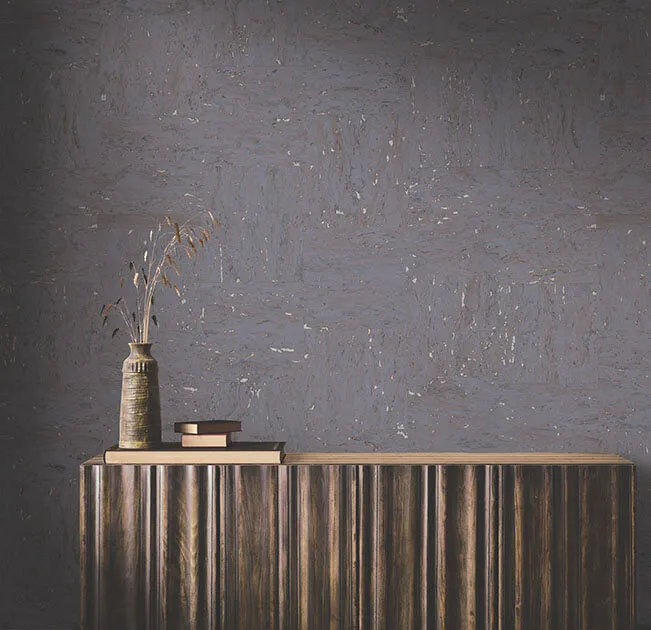 Ronald Redding Caldera Cork wallpaper, color Haze, SKU GRL88476