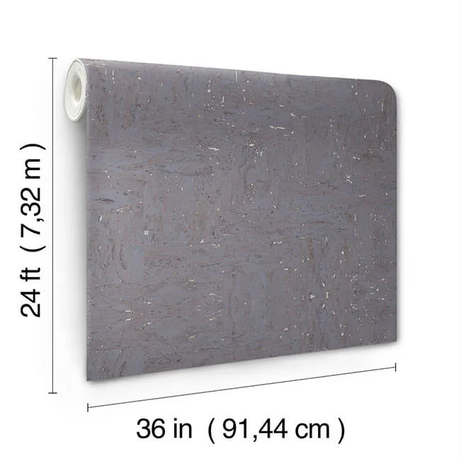 Ronald Redding Caldera Cork - Haze Wallpaper | Buy Online Ronald Redding Caldera Cork wallpaper, color Haze, SKU GRL88476