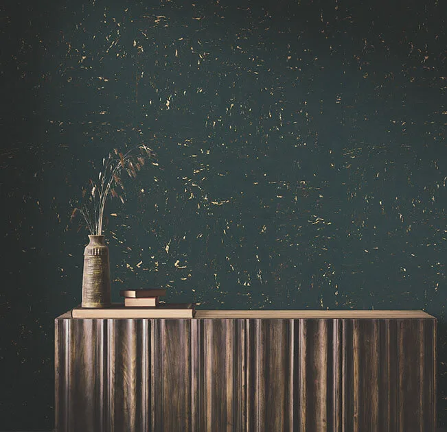 Ronald Redding Caldera Cork wallpaper, color Teal, SKU GRL88372