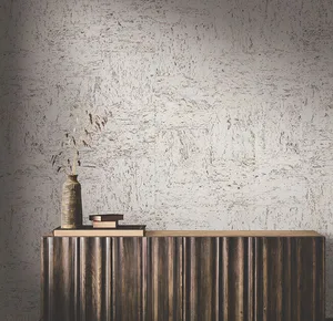 Ronald Redding Caldera Cork wallpaper, color White Pearl, SKU GRL89190