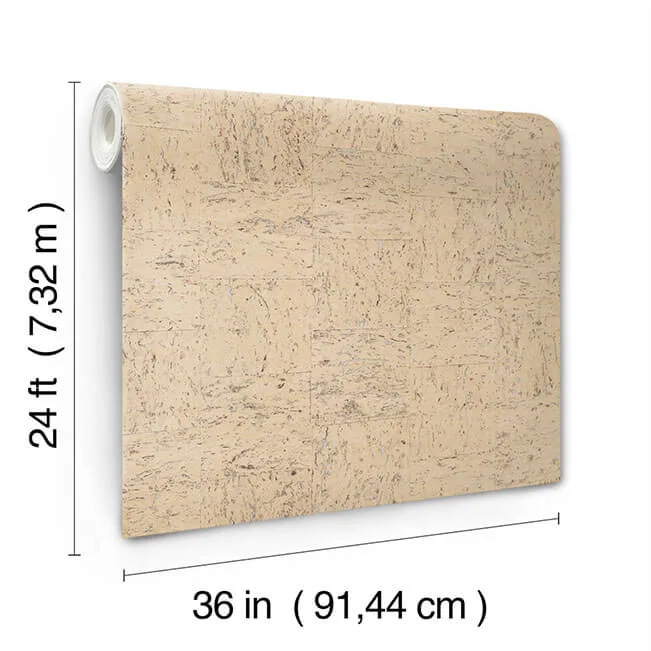 Ronald Redding Caldera Cork - Whitewash Wallpaper | Buy Online Ronald Redding Caldera Cork wallpaper, color Whitewash, SKU GRL88371