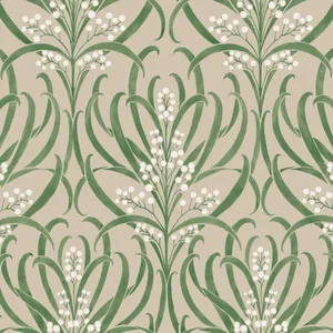Ronald Redding Calluna wallpaper, color Linen Metallic, SKU AC9144