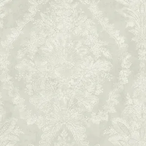 Ronald Redding Charleston Damask wallpaper, color Cream, SKU KT2214